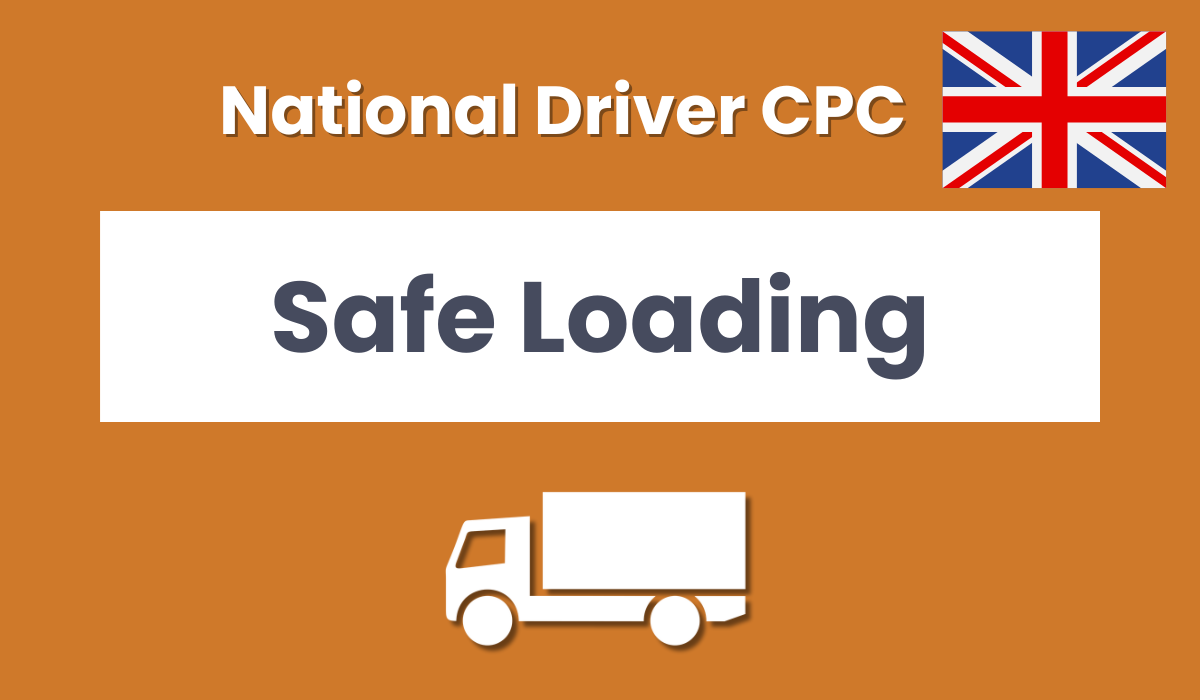 National Driver CPC - Safe Loading NCRS12345/1885